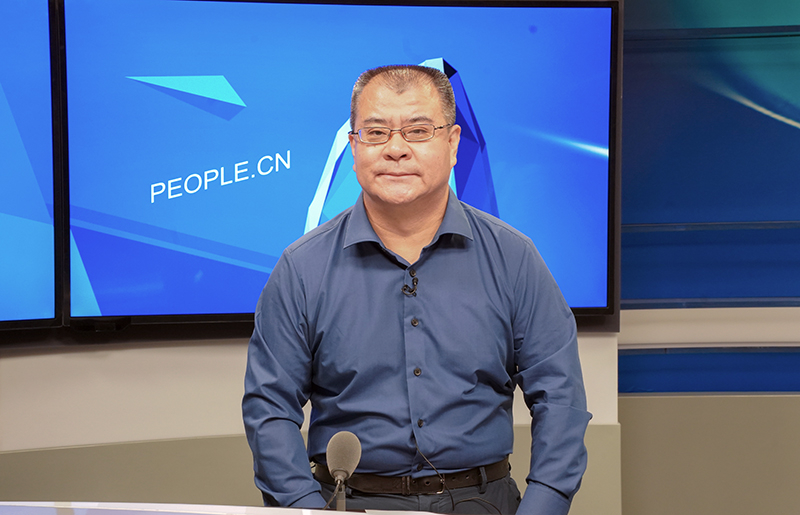 中國東方演藝集團黨委書記、董事長景小勇接受人民網(wǎng)專訪。