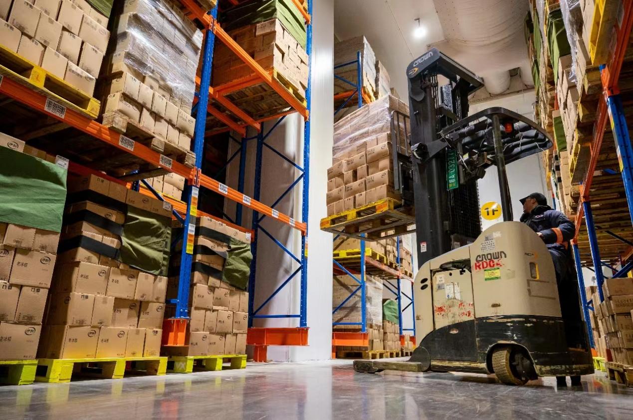 萬緯冷鏈南寧園區(qū)。 人民網(wǎng) 嚴(yán)立政攝