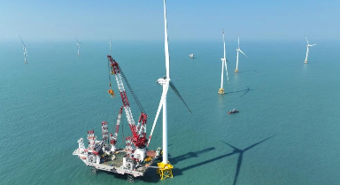 20兆瓦海上風(fēng)電機(jī)組成功并網(wǎng)發(fā)電